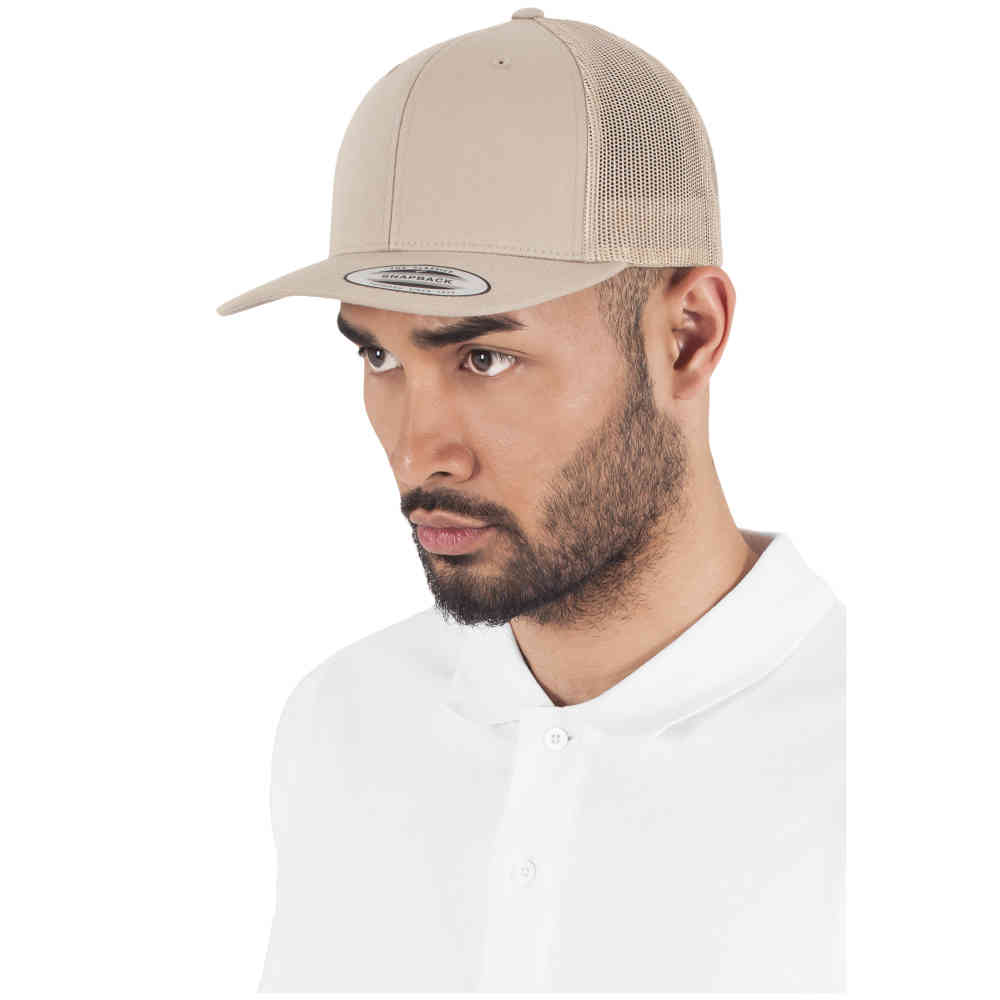 Flexfit - Retro Trucker khaki one size Trucker cap - Grün